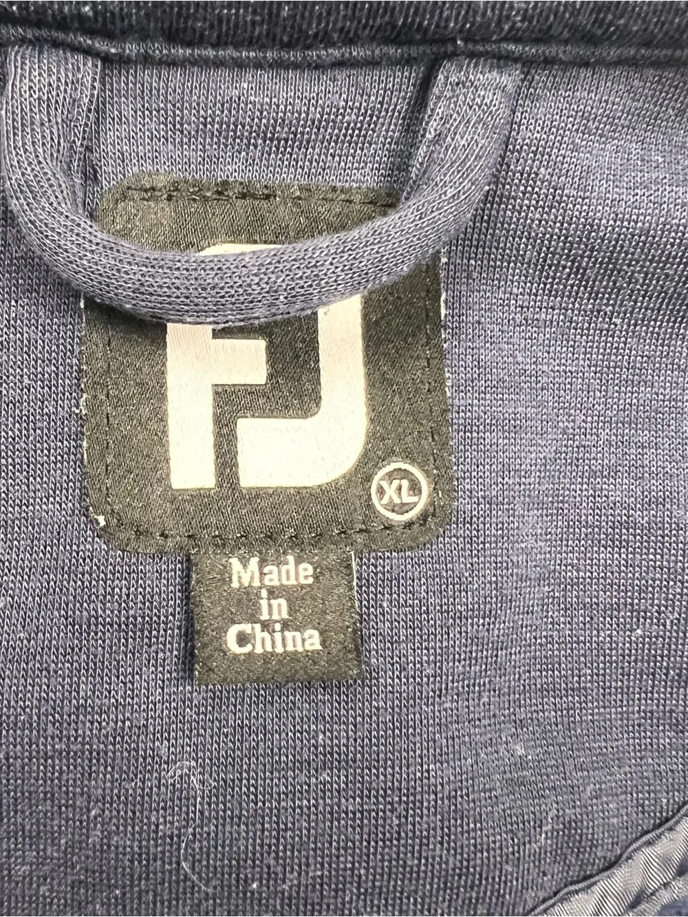 FootJoy Jacket Mens XL Gray/Blue Hybrid Quilted Full Zip Performance Golf